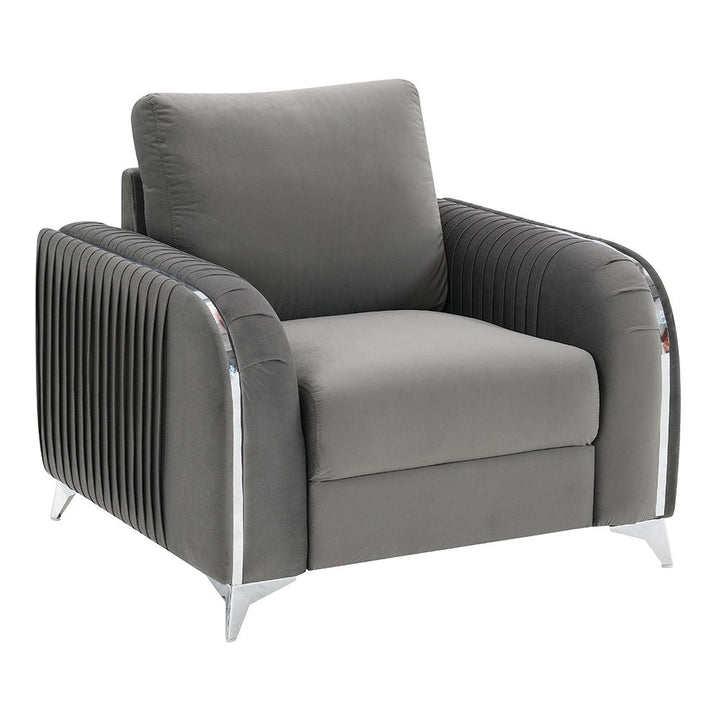 ACME Furniture Wenona Chair Gray Velvet