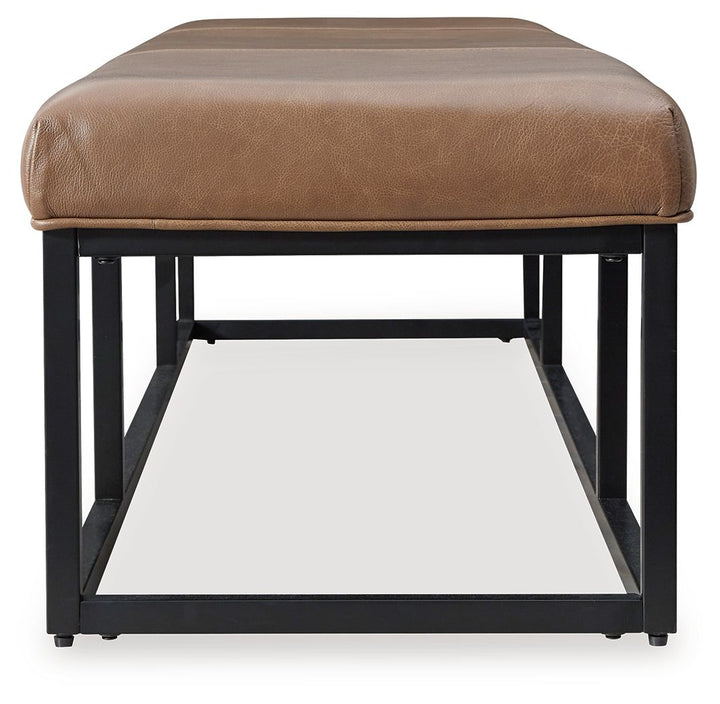 Joston - Accent Bench - Caramel