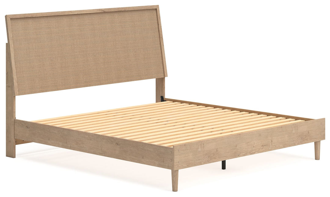 Cielden - King Panel Bed - Two-tone by Ashley Furniture product image
