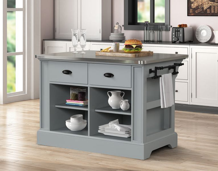 ACME Furniture Urrur Kitchen Island Gray