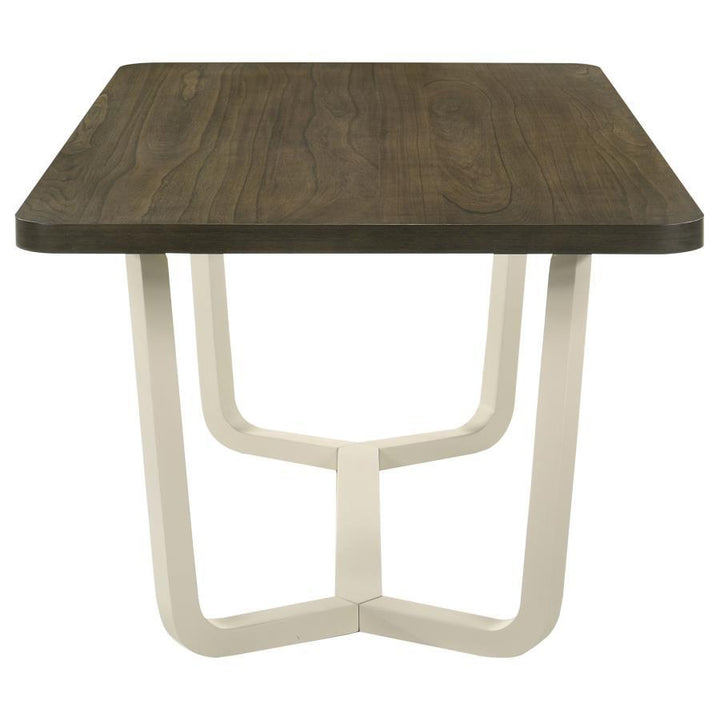 Biloxi - 7 Piece Rectangular Dining Set - Grayish Brown
