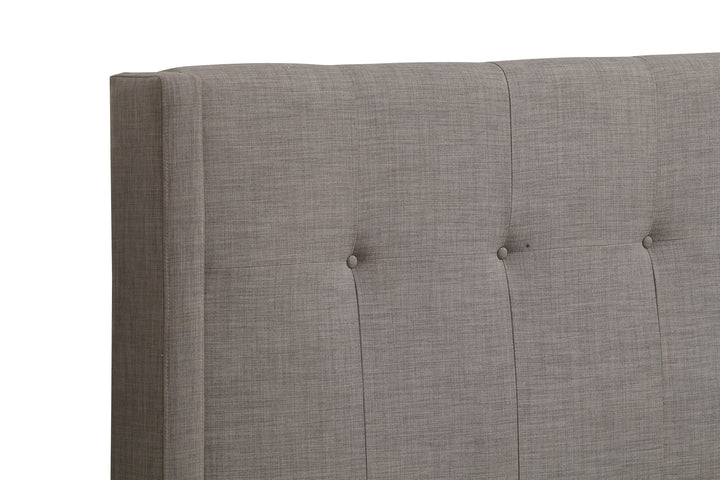 Modus Furniture 3Zh3L5Bh7 Madeleine Wingback Upholstered Headboard In Dolphin Linen