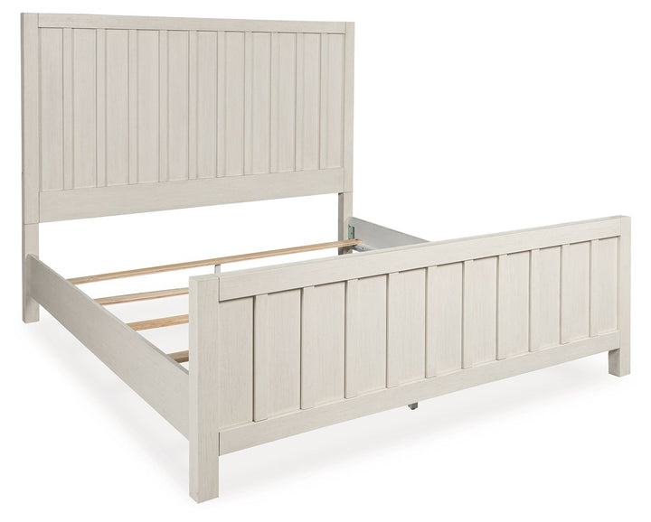Shaybrock - Queen Panel Bed - Antique White by Ashley Furniture product image