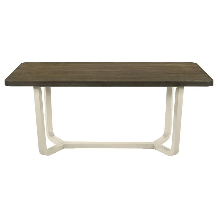 Biloxi - 7 Piece Rectangular Dining Set - Grayish Brown