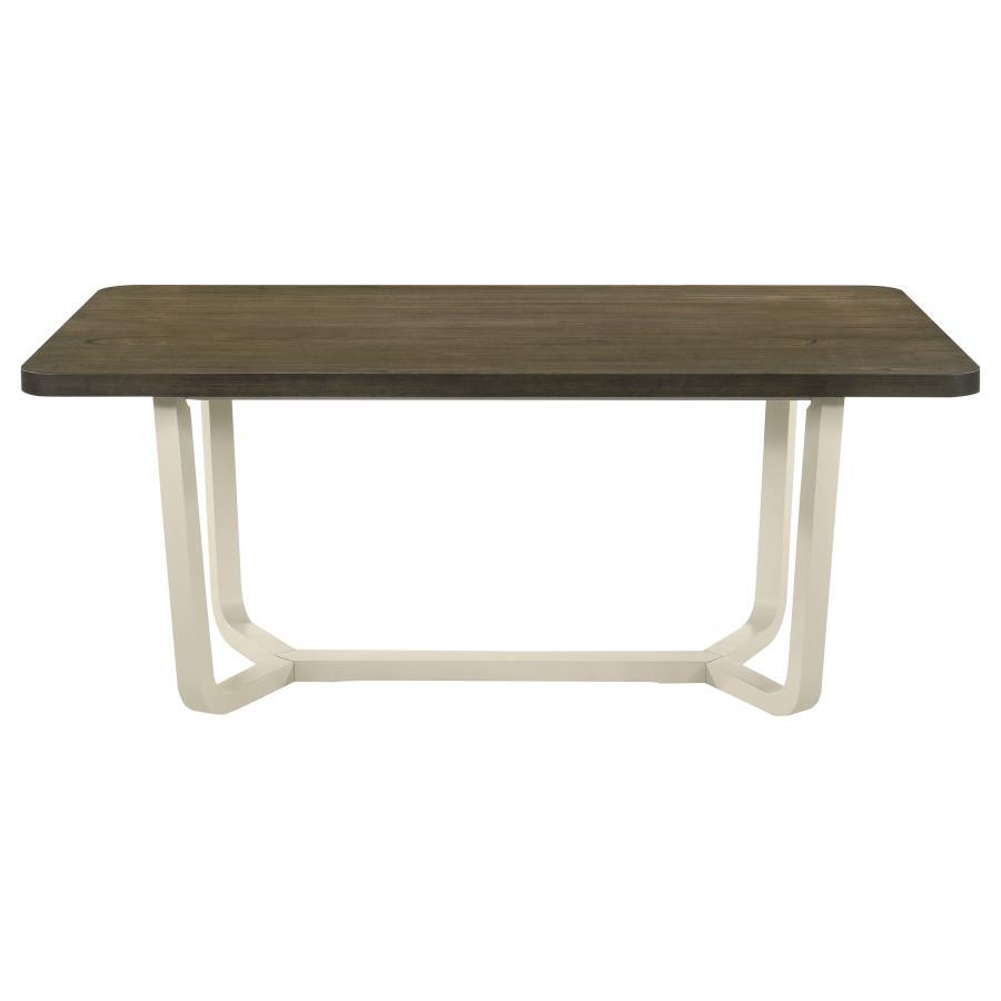 Biloxi - 7 Piece Rectangular Dining Set - Grayish Brown