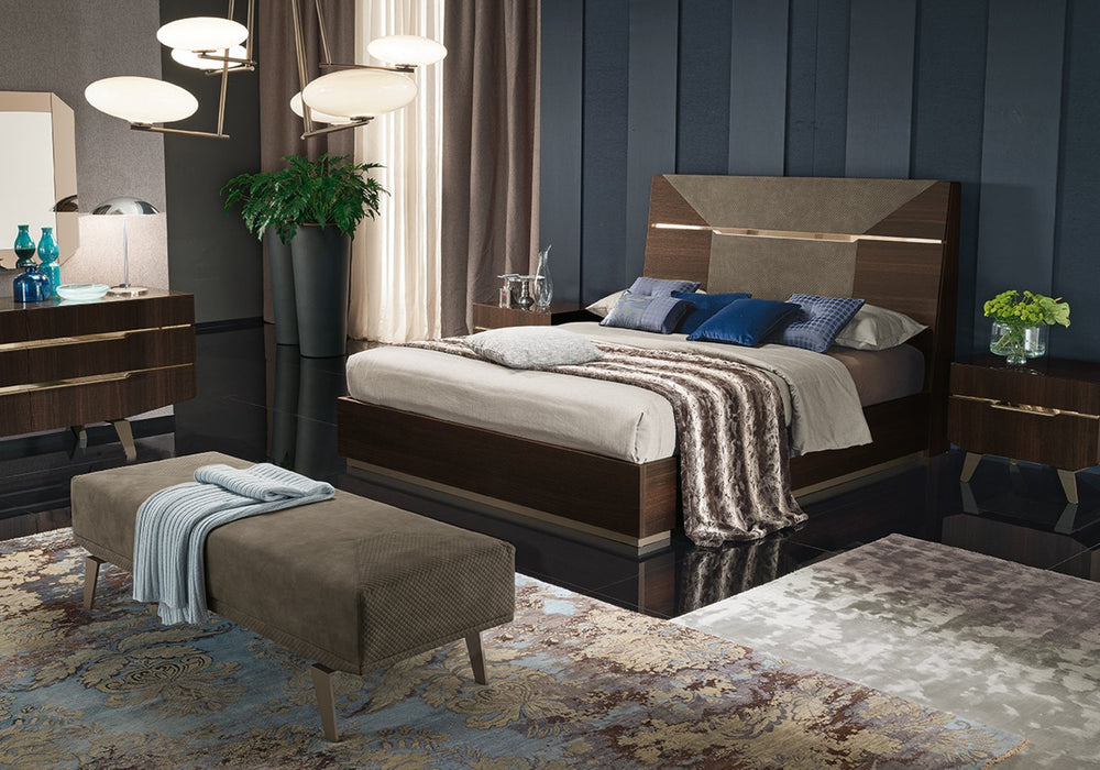 5 - Piece Accademia Queen Bedroom Set 3 - Piece Bedroom Set modern furniture Contempo Furniture