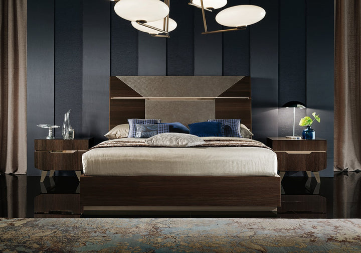 5 - Piece Accademia Queen Bedroom Set 3 - Piece Bedroom Set modern furniture Contempo Furniture