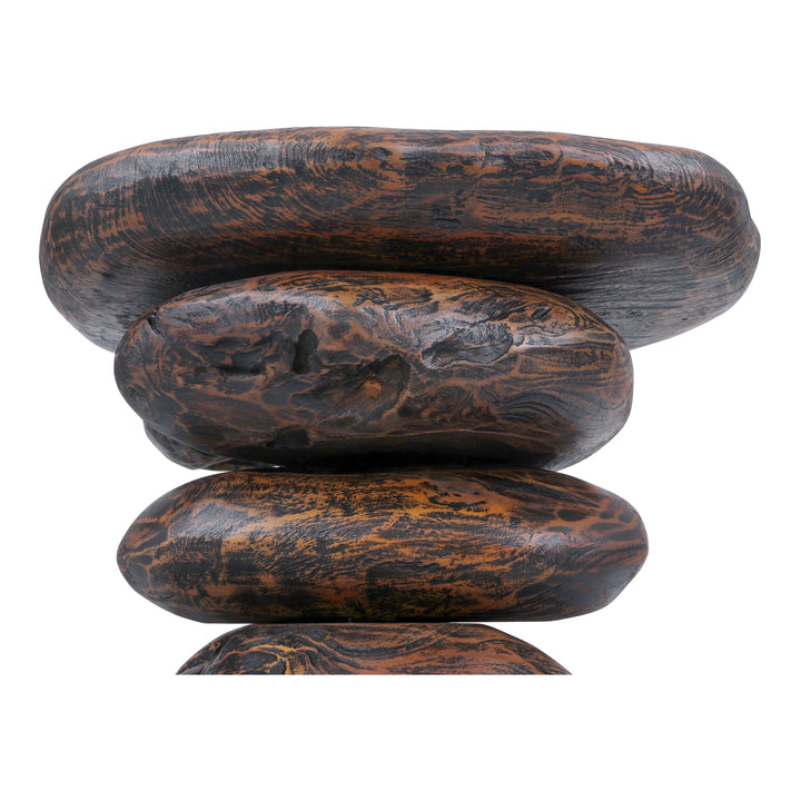 Katniss Reclaimed Teak Side/End Table - Ebonized Teak - view 4