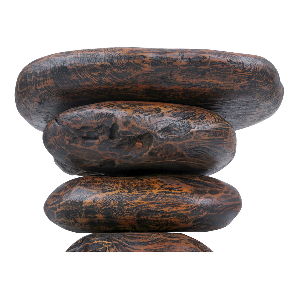 Katniss Reclaimed Teak Side/End Table - Ebonized Teak - view 4
