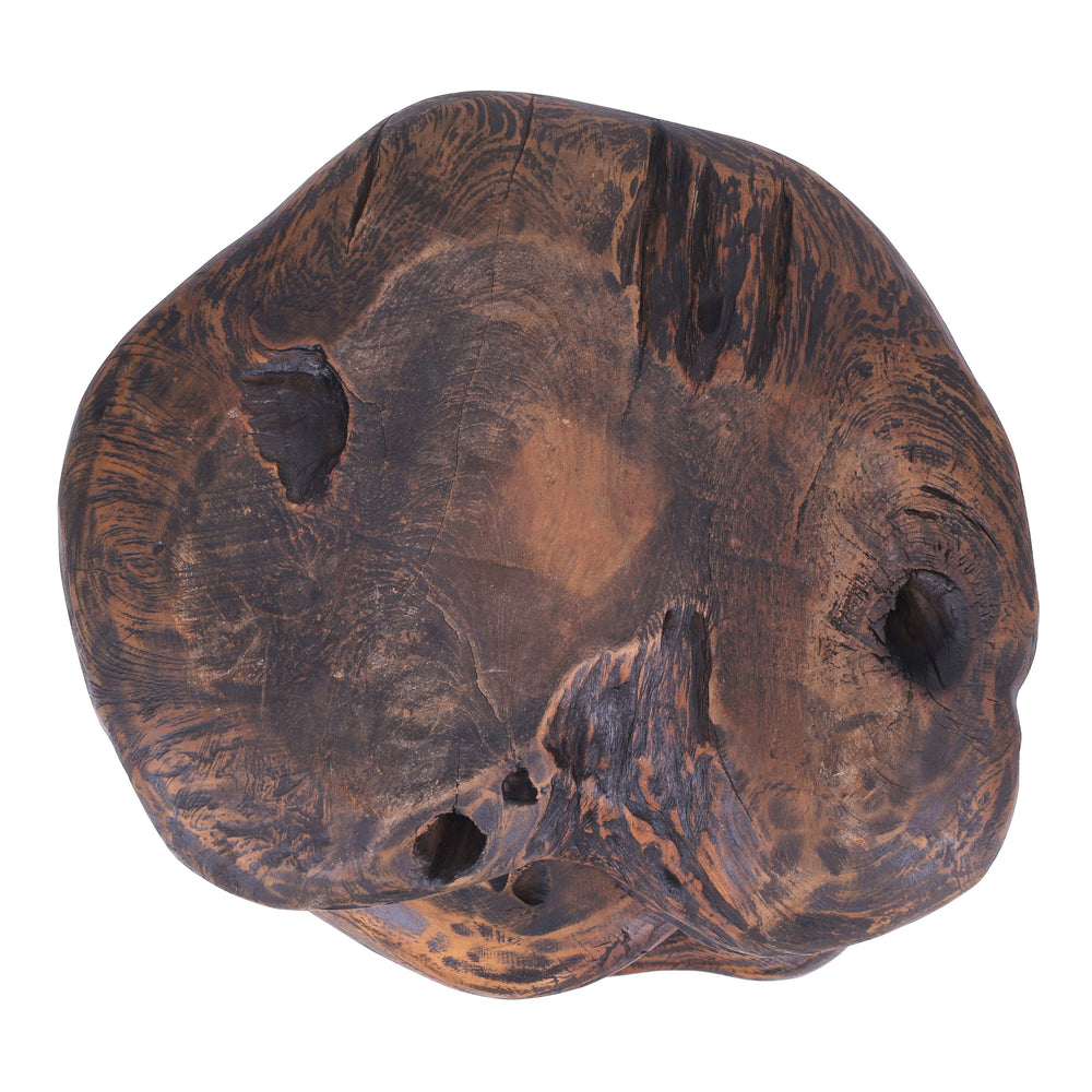 Katniss Reclaimed Teak Side/End Table - Ebonized Teak - view 5