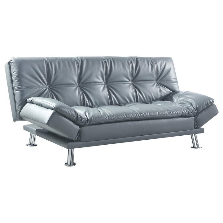 Coaster Furniture 500096 Dilleston Upholstered Tufted Convertible Sofa Bed Grey