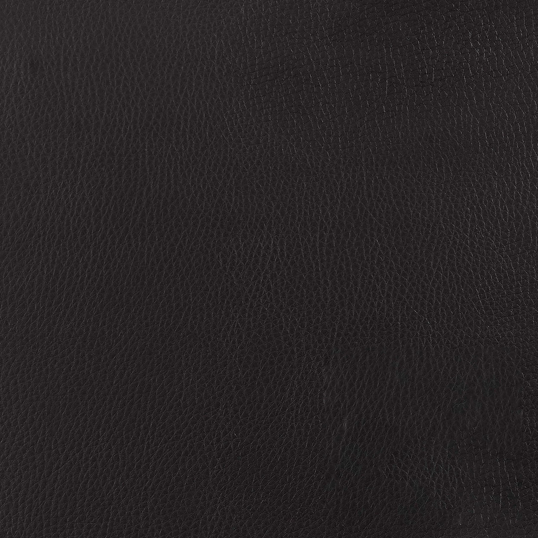 Coaster Furniture 500556 Bowman Round Upholstered Tufted Swivel Ottoman Black