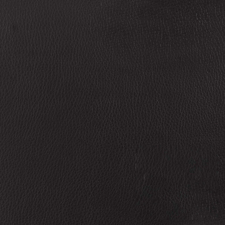 Coaster Furniture 500556 Bowman Round Upholstered Tufted Swivel Ottoman Black