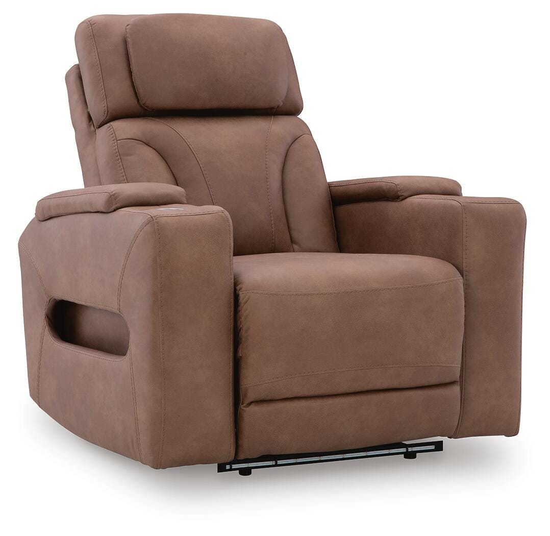 Clean-Slate Power Recliner - Dark Brown (1)