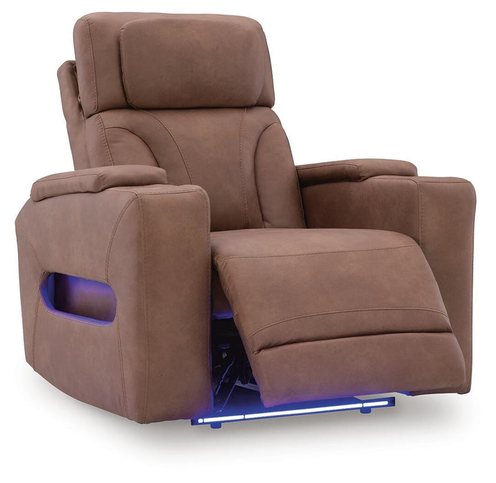 Clean-Slate Power Recliner - Dark Brown (4)