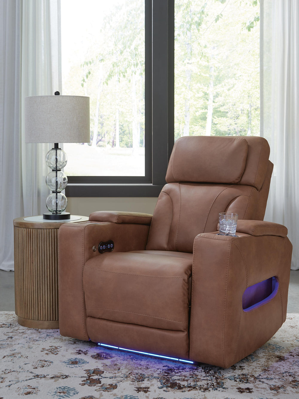 Clean-Slate Power Recliner - Dark Brown (2)