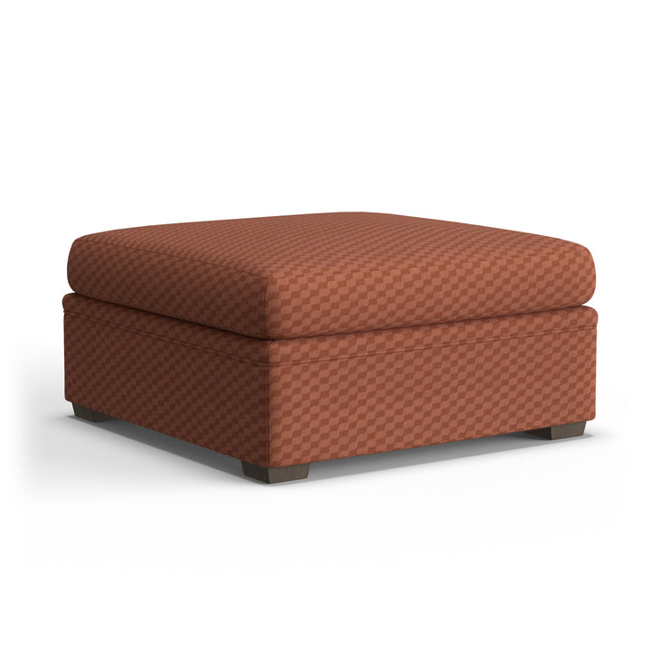 Evelyn Fabric Square Cocktail Ottoman