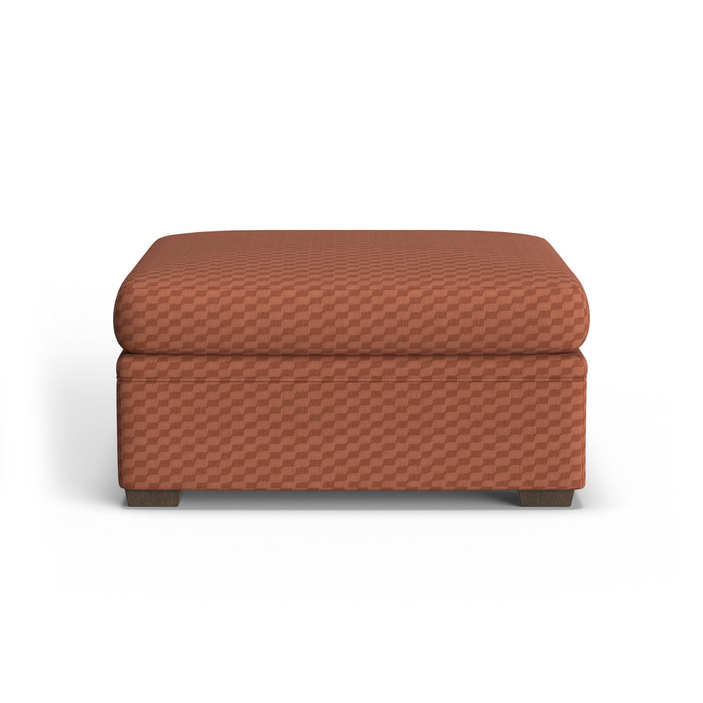 Evelyn Fabric Square Cocktail Ottoman