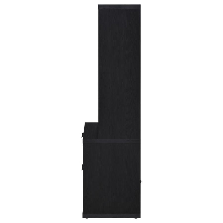 Westpark - 3 Piece Wall Unit Bookcase Set With USB - Black