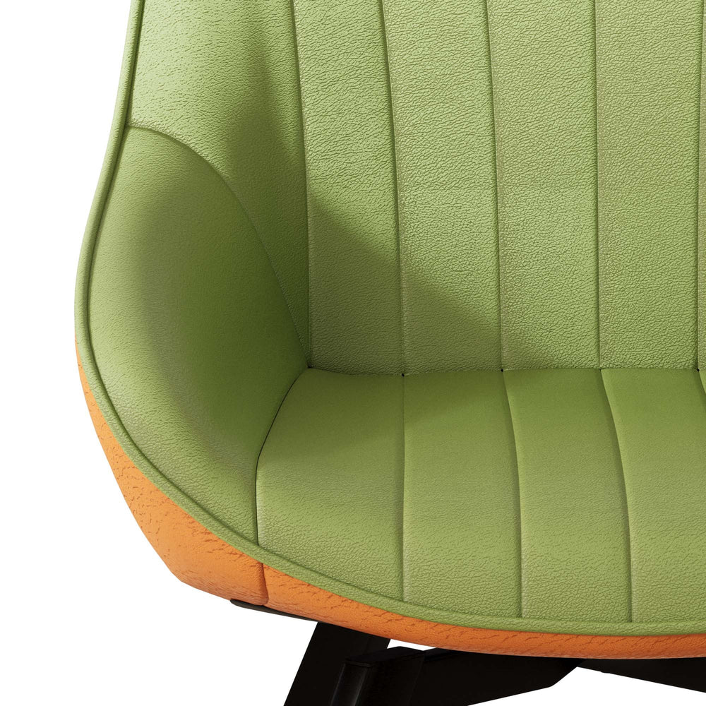 mid-century-modern-3-piece-round-tulip-dining-table-set-in-black-green