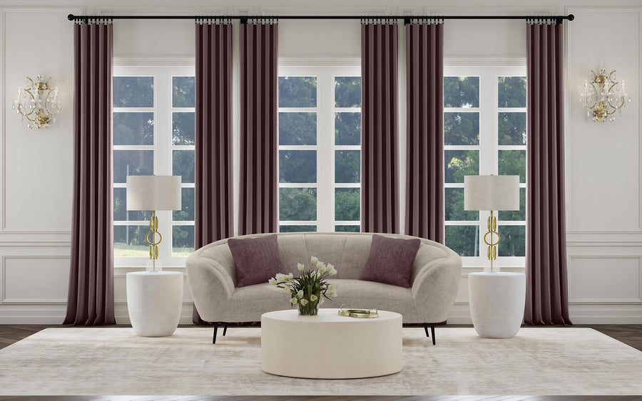 Coaster Furniture 504838 Ellorie Upholstered Channel Back Curved Loveseat Beige