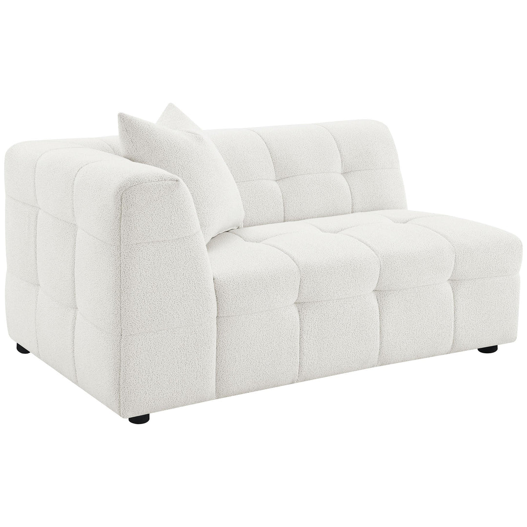 Coaster Furniture 504850 Everly Boucle Upholstered Extra Long Sofa Off White