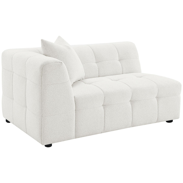 Coaster Furniture 504850 Everly Boucle Upholstered Extra Long Sofa Off White