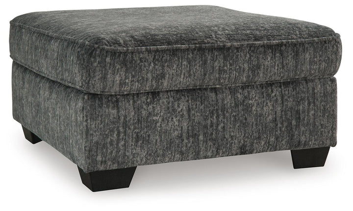 Lonoke Oversized Accent Ottoman - Dark Gray (1)