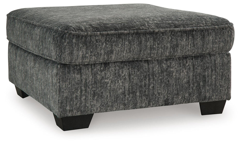 Lonoke Oversized Accent Ottoman - Dark Gray (1)