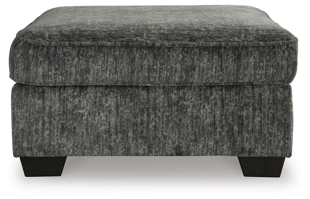 Lonoke Oversized Accent Ottoman - Dark Gray (3)