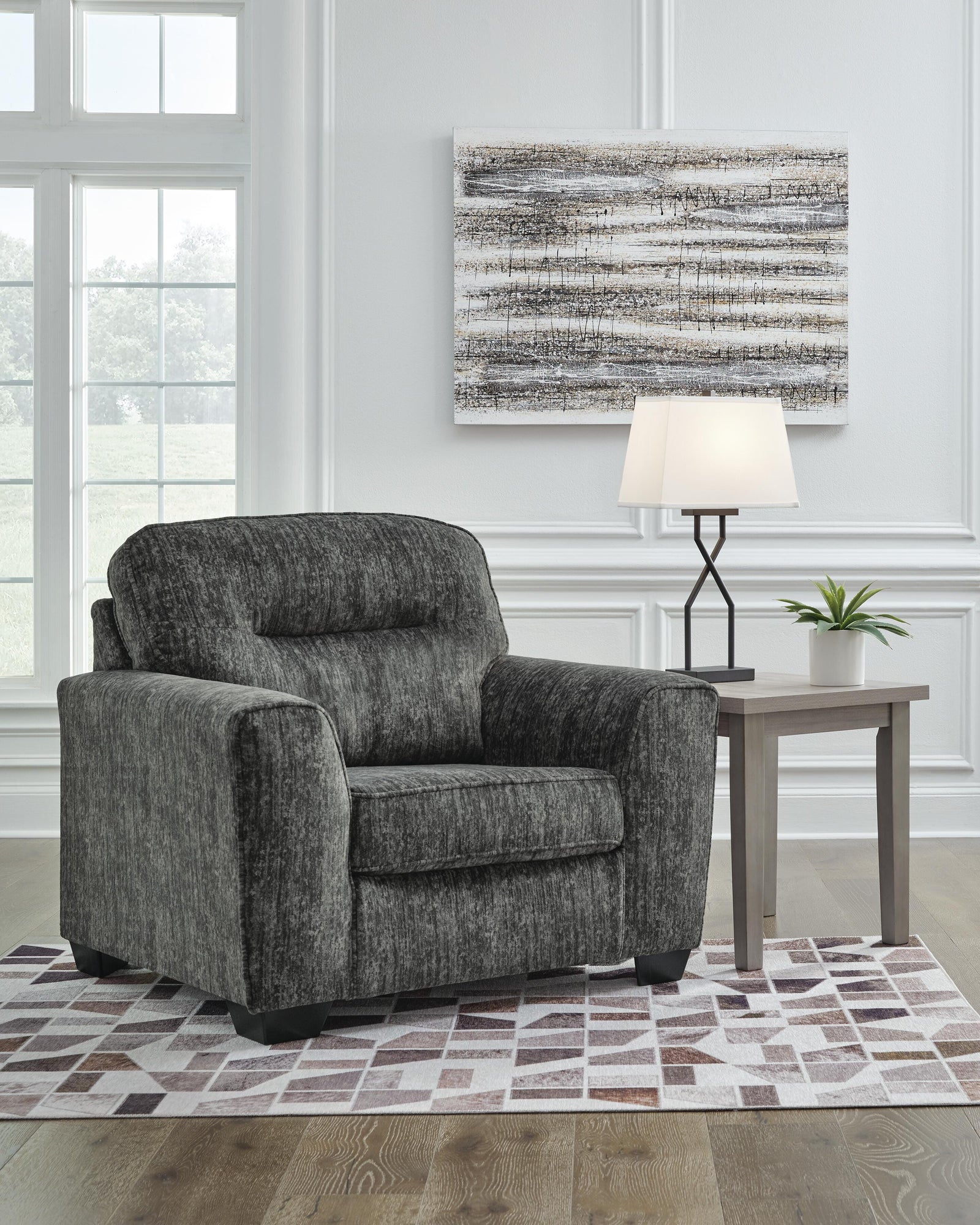Lonoke Oversized Chair - Dark Gray (2)