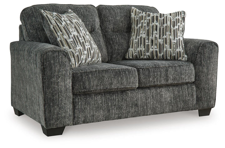 Lonoke Loveseat - Dark Gray (1)