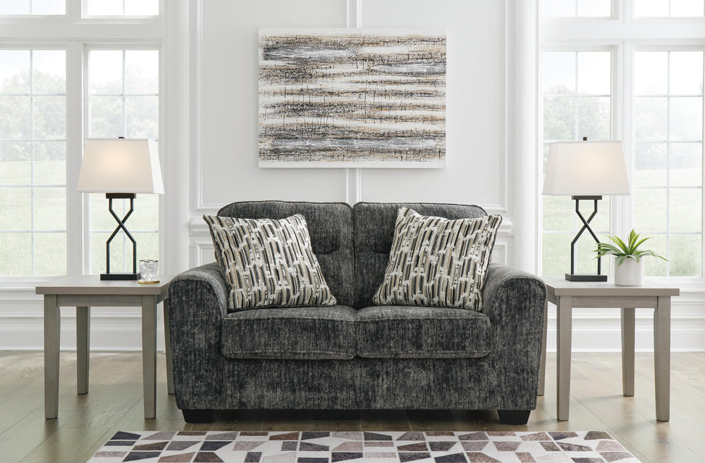 Lonoke Loveseat - Dark Gray (2)