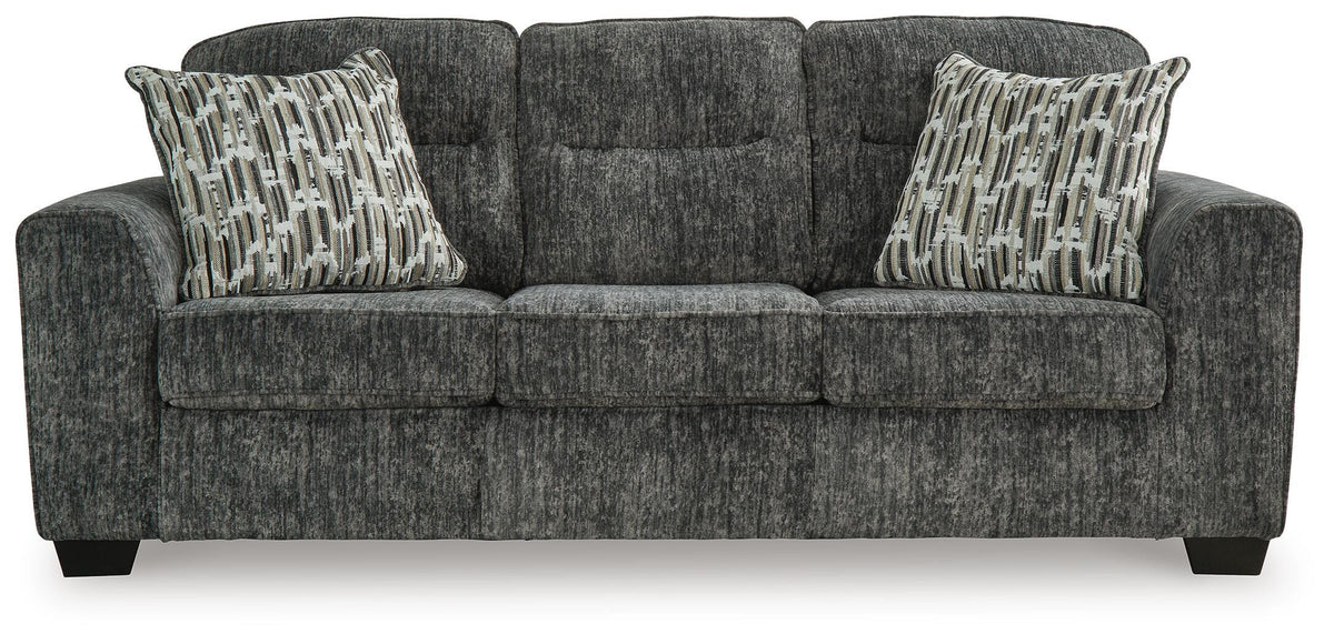 Lonoke Sofa and Oversized Chair - Gunmetal (2)