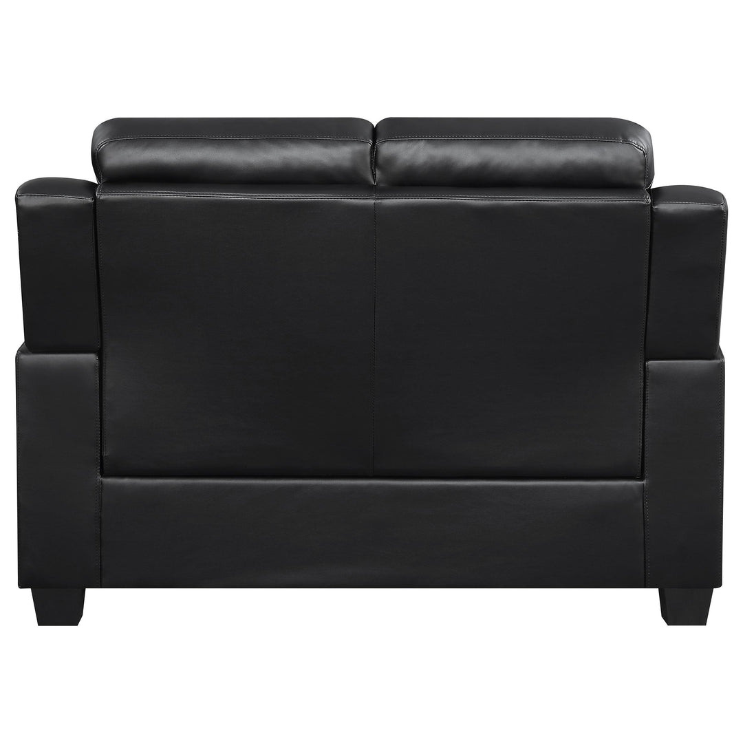Coaster Furniture 506551-S2 Finley 2-piece Upholstered Padded Arm Tufted Sofa Set Black