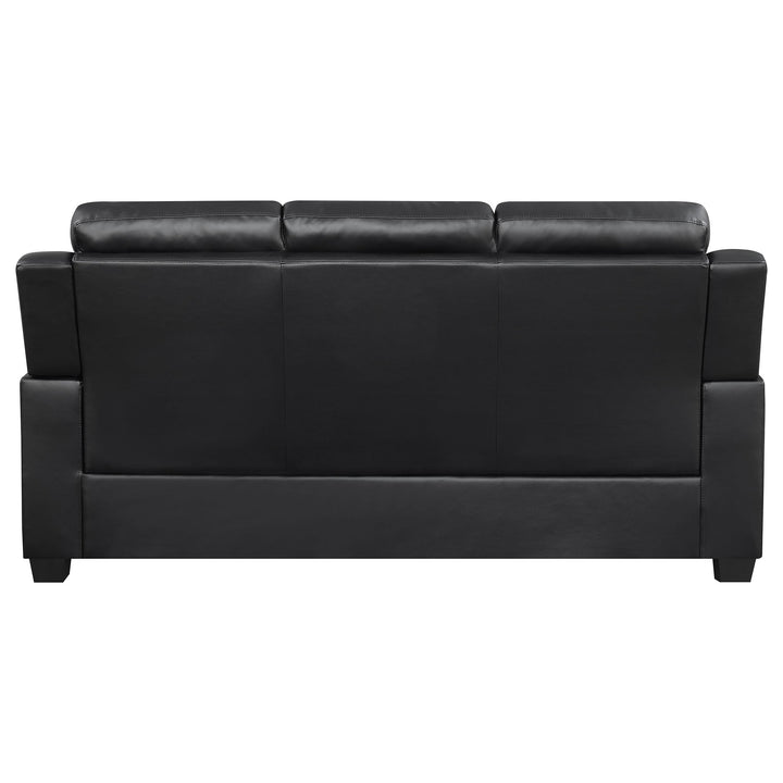 Coaster Furniture 506551 Finley Upholstered Padded Arm Tufted Sofa Black