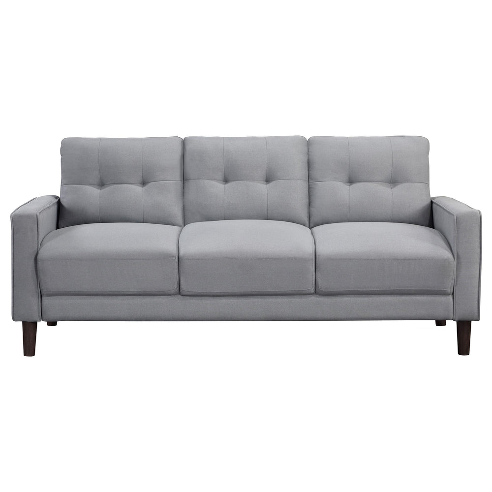 Coaster Furniture 506781 Bowen Upholstered Track Arm Tufted Sofa Grey