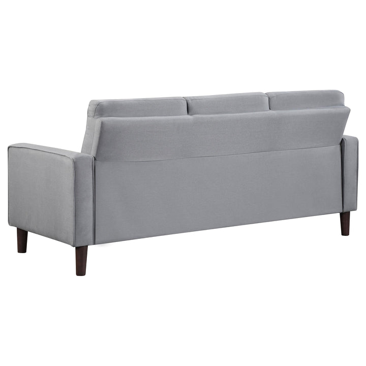 Coaster Furniture 506781 Bowen Upholstered Track Arm Tufted Sofa Grey