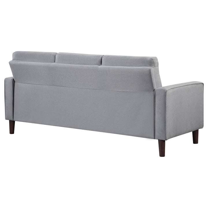 Coaster Furniture 506781 Bowen Upholstered Track Arm Tufted Sofa Grey