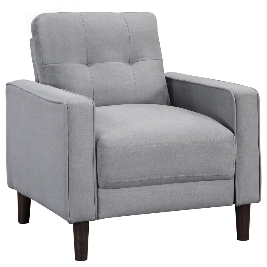 Coaster Furniture 506783 Bowen Upholstered Track Arm Tufted Accent Chair Grey