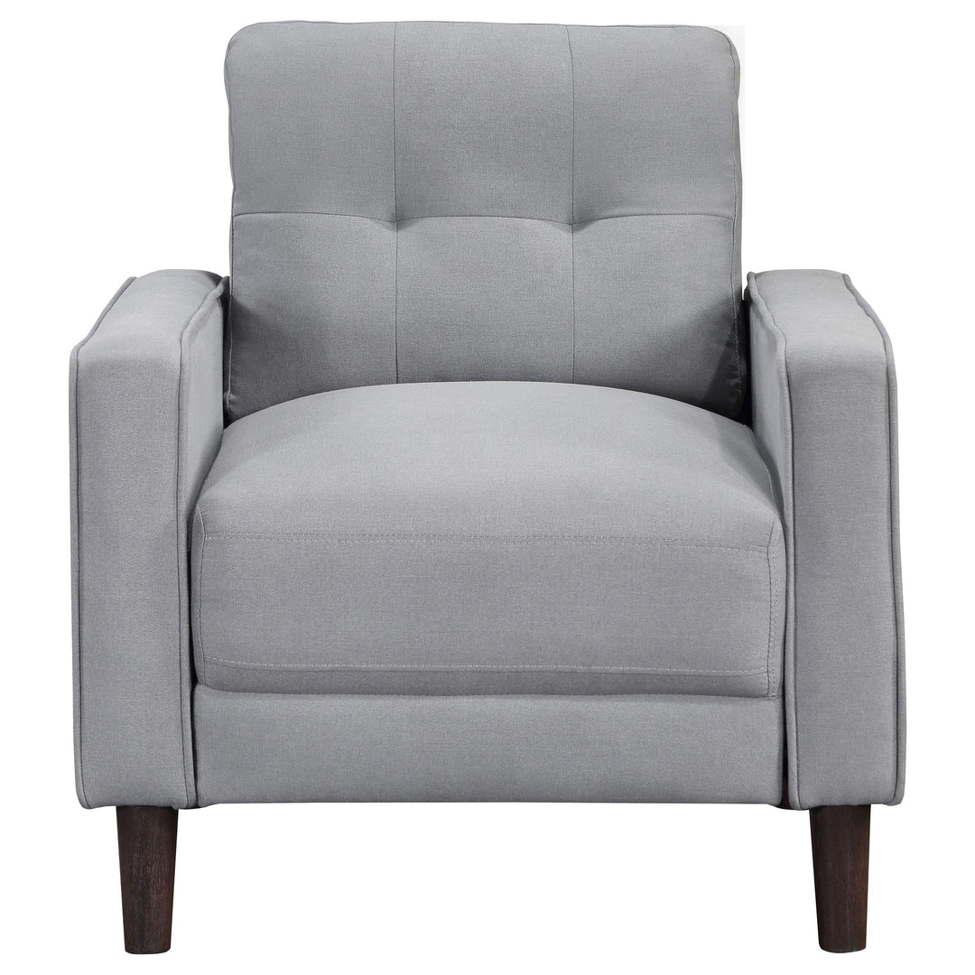 Coaster Furniture 506783 Bowen Upholstered Track Arm Tufted Accent Chair Grey