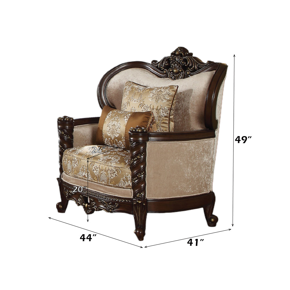 Devayne Chair with 2 Pillows(Same Lv01584)