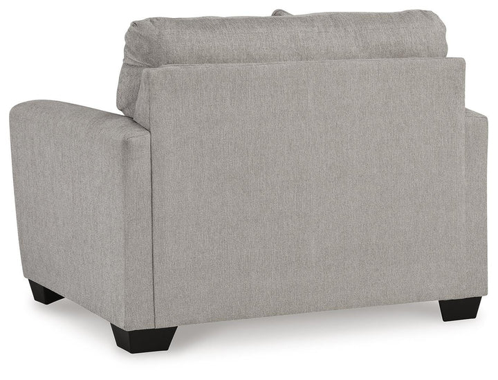 Avenal Park Sofa, Loveseat, Oversized Chair and Ottoman - Flannel (8)