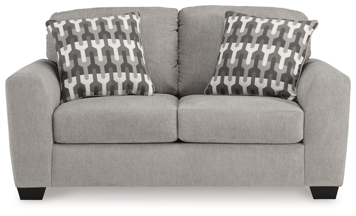 Avenal Park Sofa and 2 Loveseats - Flannel (2)