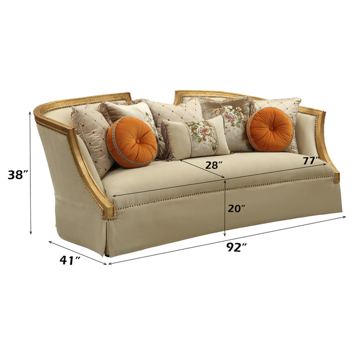 Daesha Sofa with 8 Pillows