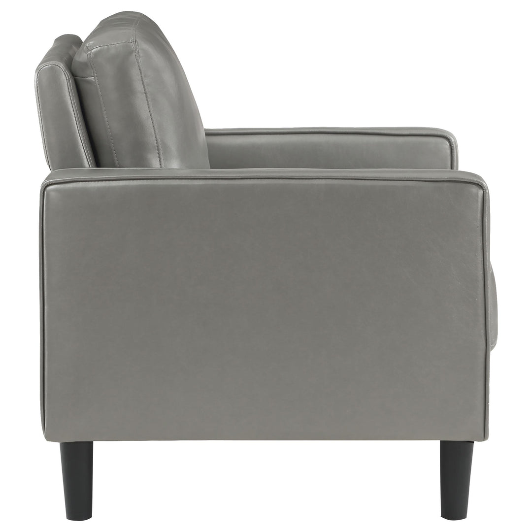 Coaster Furniture 508365-S3 Ruth 3-piece Upholstered Track Arm Sofa Set Grey