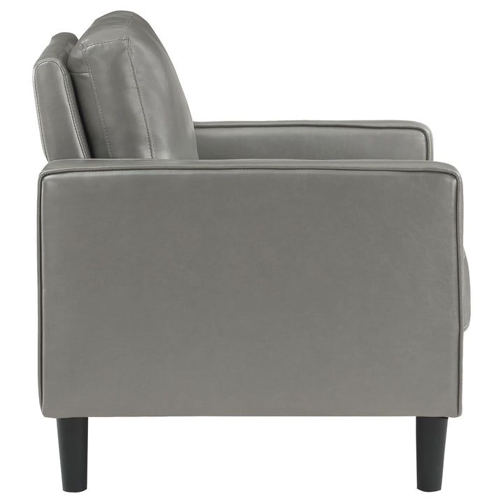 Coaster Furniture 508367 Ruth Upholstered Track Arm Accent Chair Grey