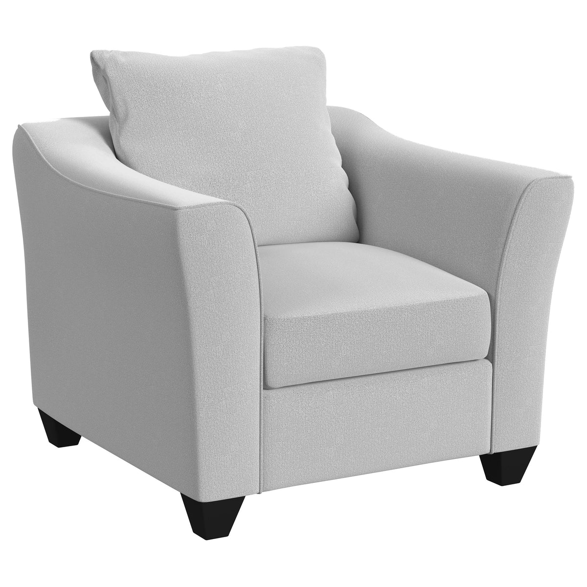 Salizar - Upholstered Flared Arm Accent Chair - Sand
