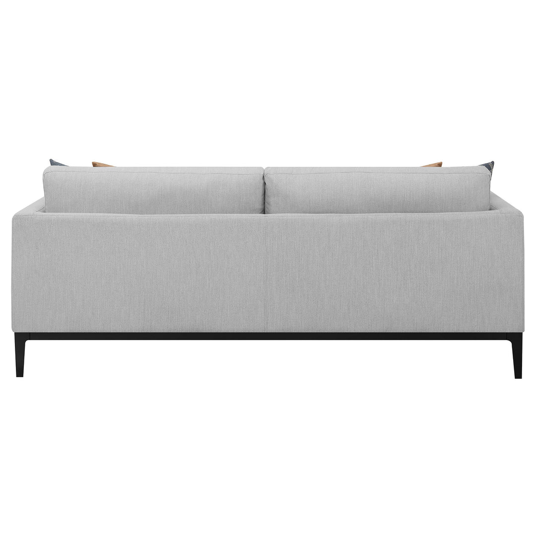Coaster Furniture 508681 Apperson Upholstered Track Arm Sofa Light Grey