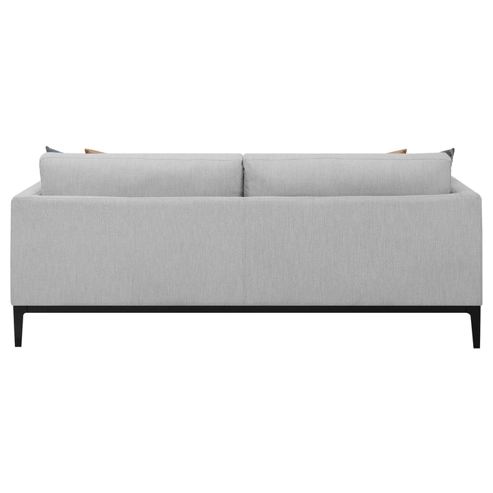 Coaster Furniture 508681 Apperson Upholstered Track Arm Sofa Light Grey